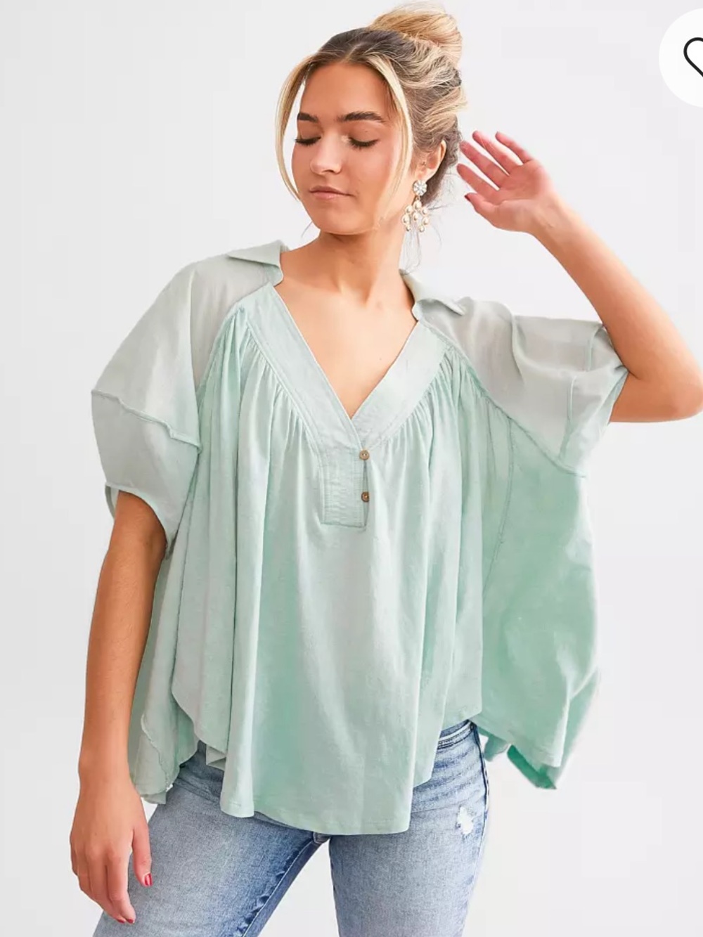Free people Sunray babydoll top